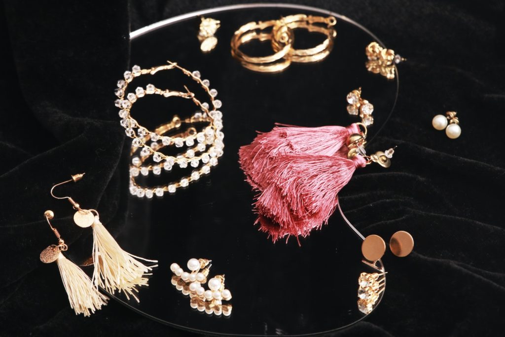 a close-up of a necklace
